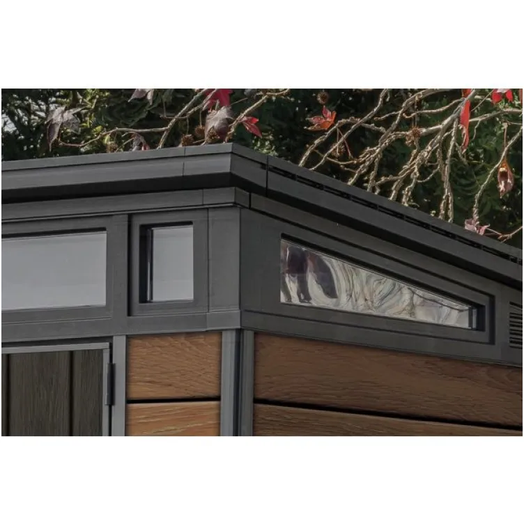 Baštenska kućica Deco Pent 7x7 boja oraha