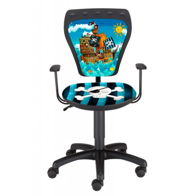 Dečija daktilo stolica Ministyle TS22 GTP28-BL pirate SH