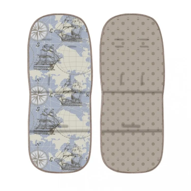 Dečija kolica aurora Beige&Blue Maps