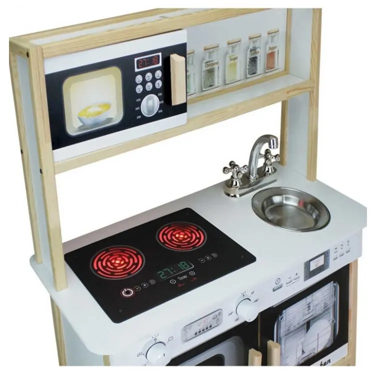 Dečija Kuhinja od drveta sa LED svetlima, CG79