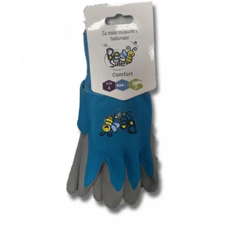 Dečije rukavice za baštu plave i roze