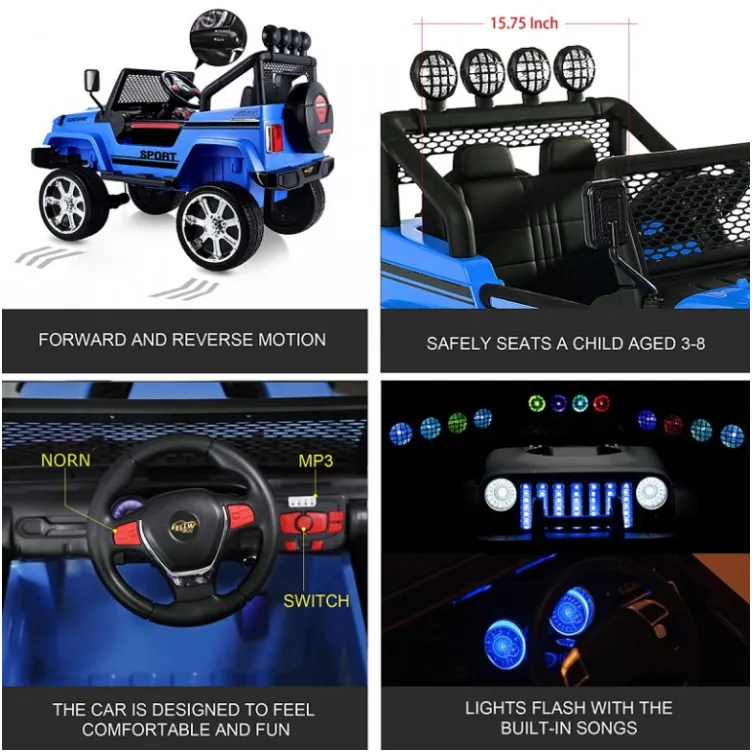 Dečiji auto na akumulator model 249 plavi Dečiji auto na akumulator model 249 plavi