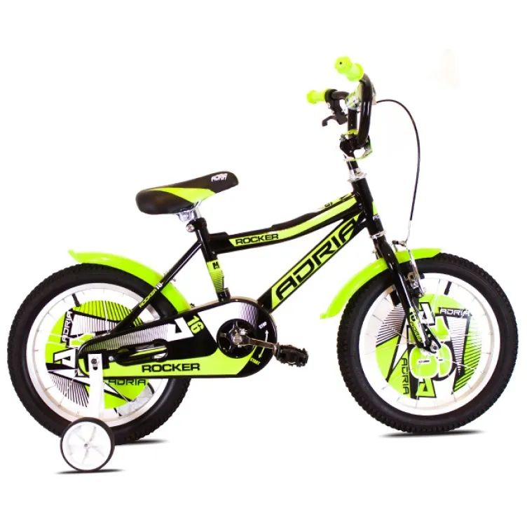 Dečiji Bicikl Rocker 16'' Crna i Zelena