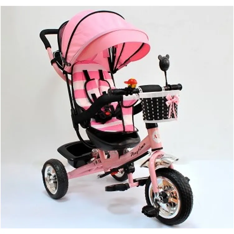 Dečiji tricikl sa tendom model 406 Roze