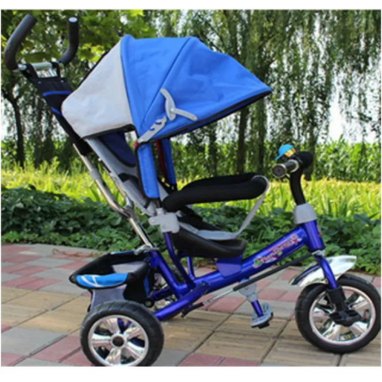 Dečiji tricikl sa tendom model 407 plavi