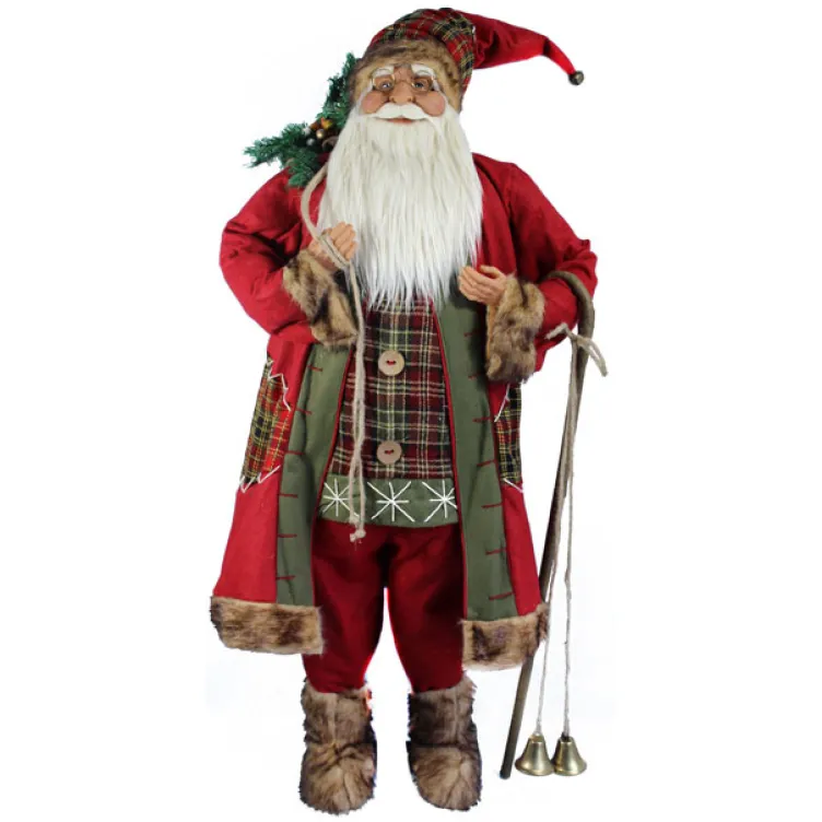 Deda Mraz sa štapom, zvonima i dzakom 740606