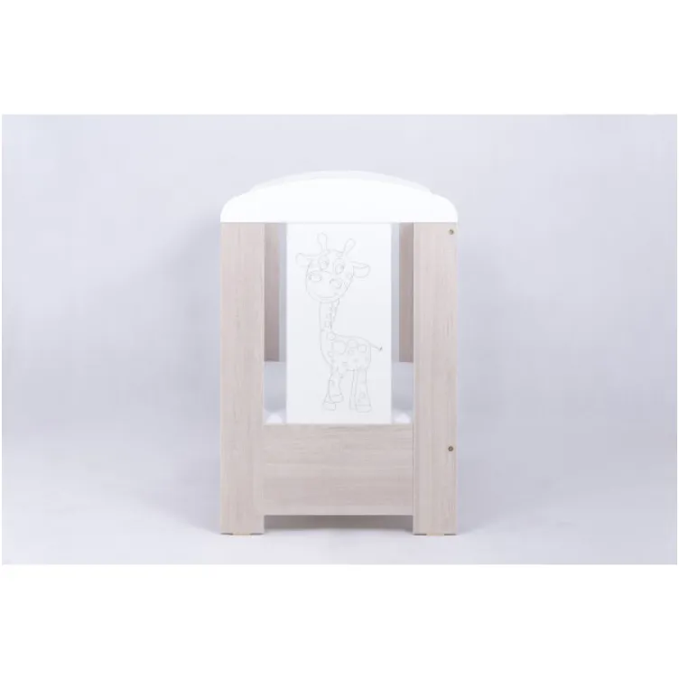 Drveni krevetac Zirafa bež - Drewex 2