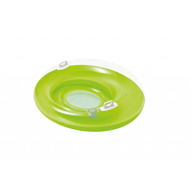 Dušek na naduvavanje sa ručkama single zelena