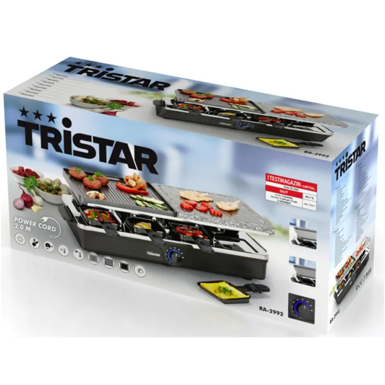 Električni gril raklet Tristar RA-2992 sa 8 ploča