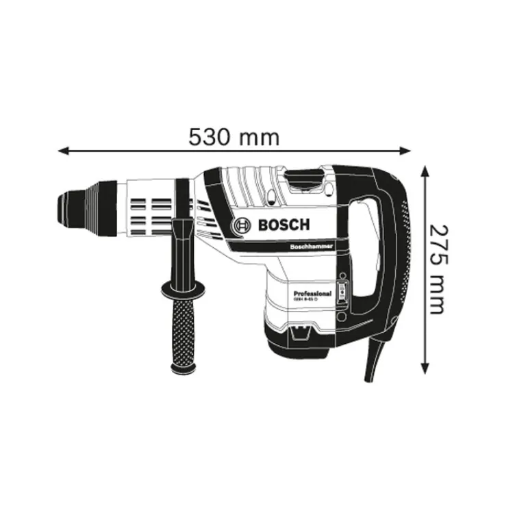 Elektro-pneumatski čekić za bušenje Bosch GBH 8-45 D Professional
