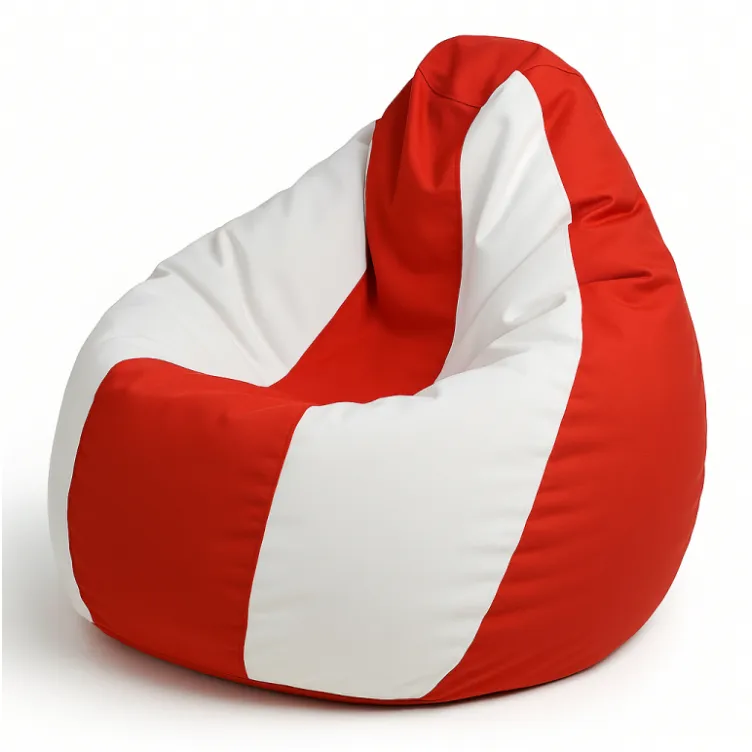 Lazy Bag šoteks Crveno Beli L 