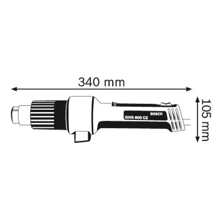 Fen za vreli vazduh Bosch GHG 600 CE Professional