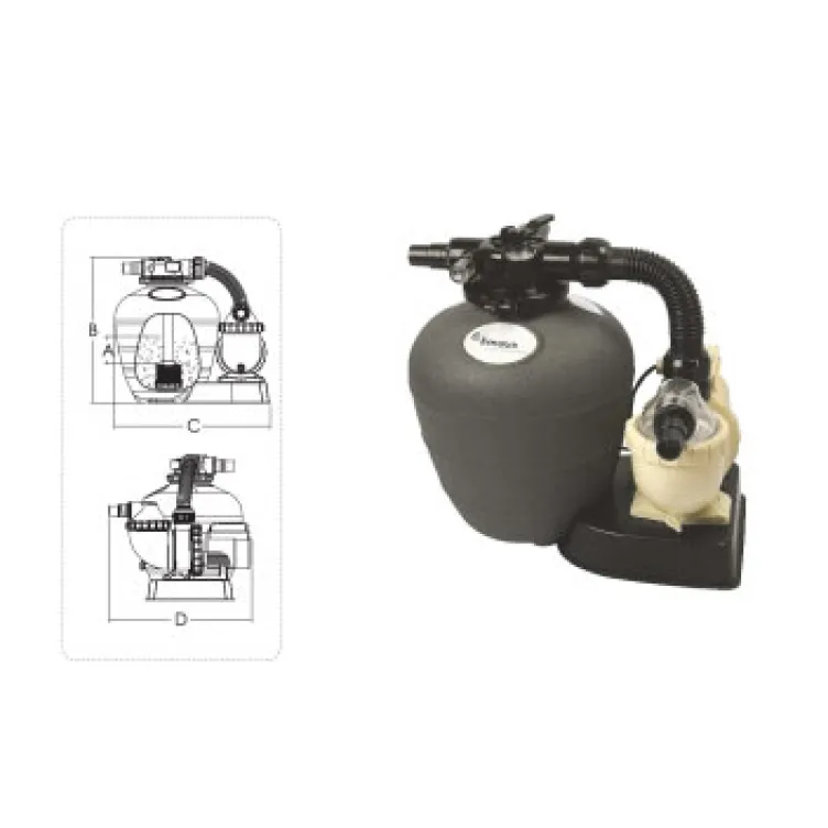 Filter set Emaux 8 m3/h