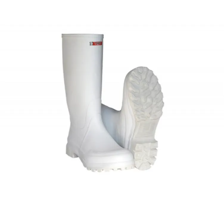 Čizma visoka bela (neklizajući đon) broj 46
