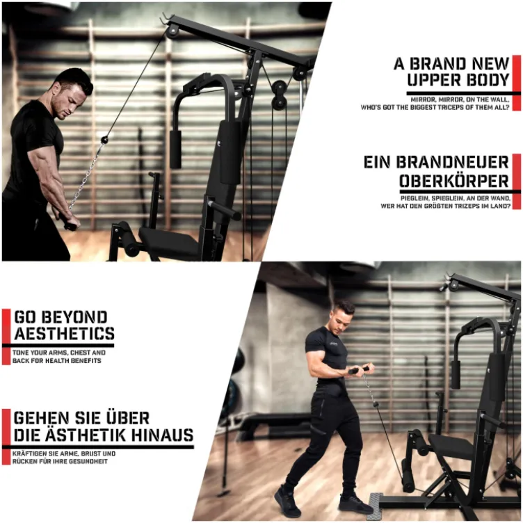 Multifunkcionalna sprava za vežbanje Kućna teretana  “Home gym”  Gladijator 40 kg