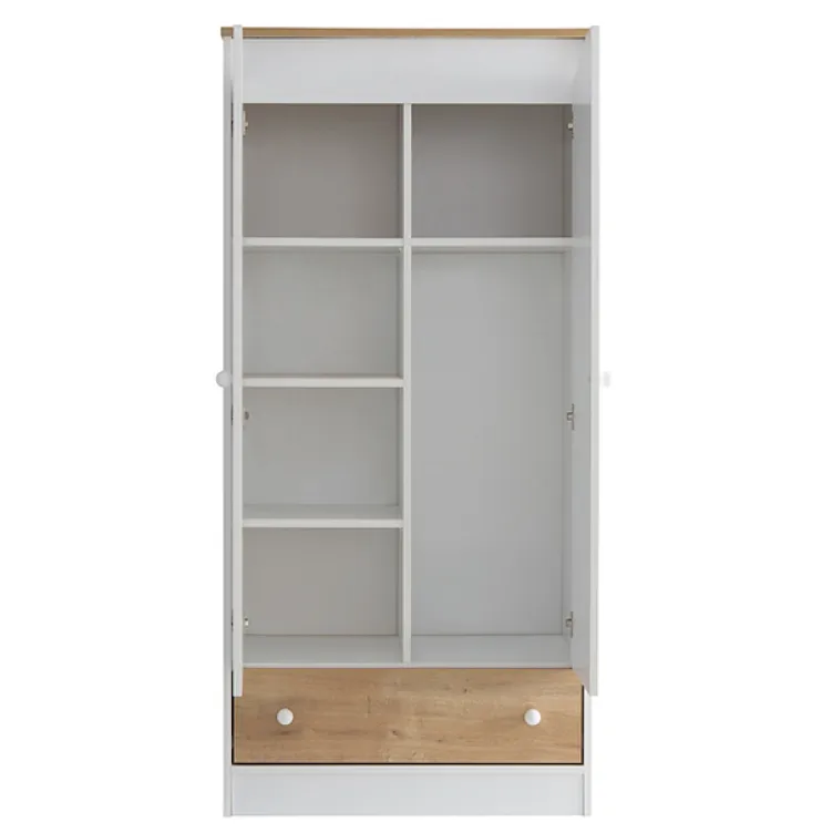 Garderober Za Bebe Bež-Beli Eva