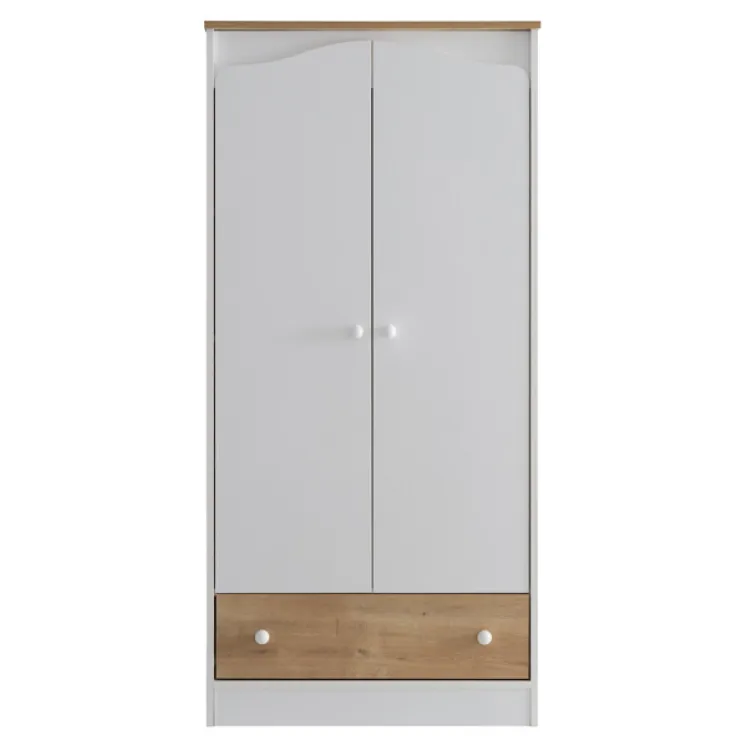 Garderober Za Bebe Bež-Beli Eva