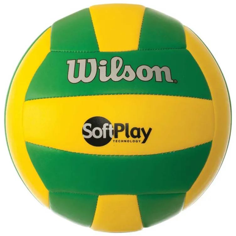 Lopta za odbojku Soft Play green/yellow WTH3501XB