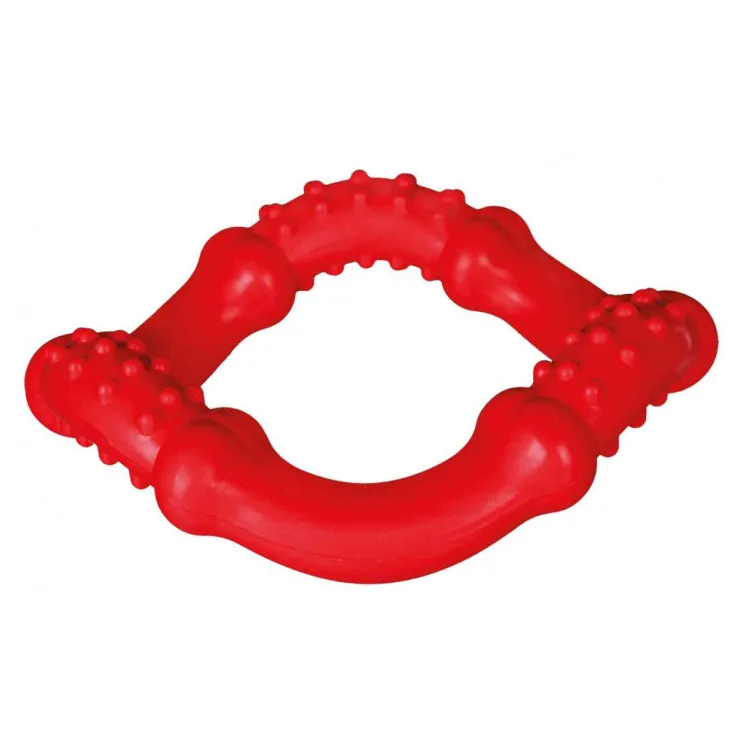 Gumeni prsten igračka za pse 15 cm Crvena Gumeni prsten igračka za pse 15 cm Crvena