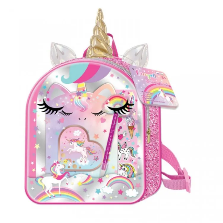 Jednorog ranac i  set za pisanje u torbici HF311UC