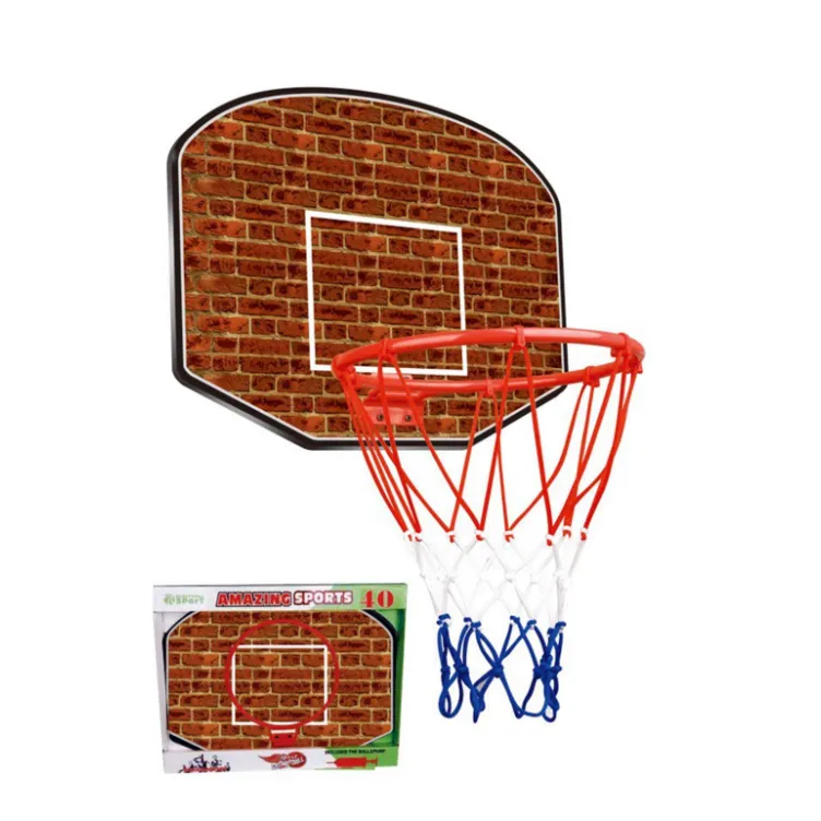 Košarkaša tabla sa obručem i loptom za decu