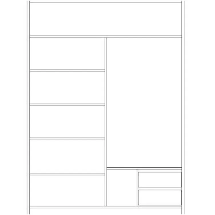 Garderober 3 vrata TIMELESS