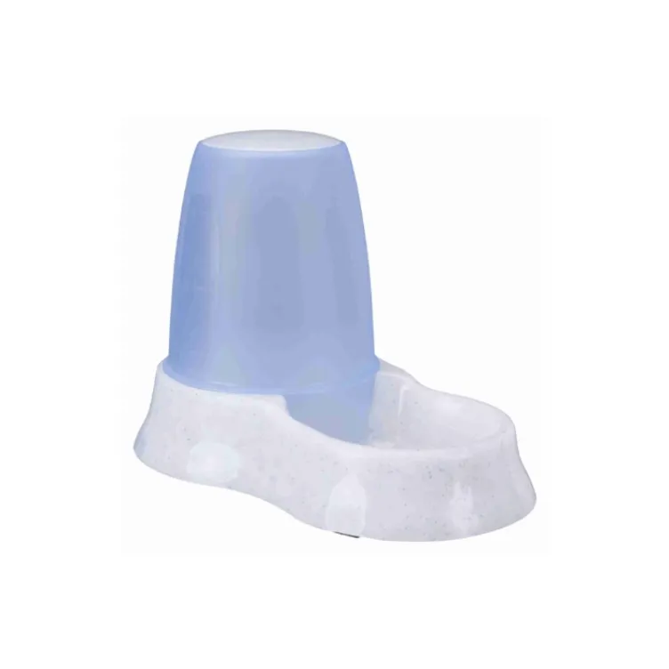 Hranilica i pojilica za pse i mačke Trixie bela boja 1.5l