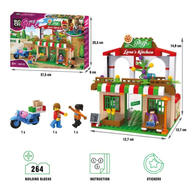 Kocke blocki picerija 