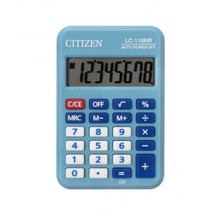 Kalkulator Citizen LC-110N 8 cifara plavi 