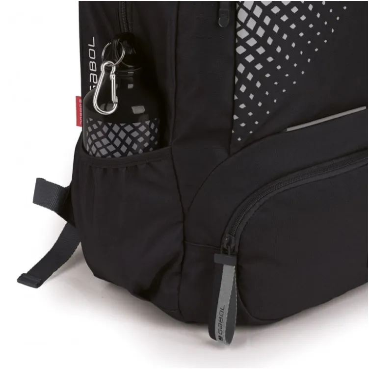 Aluminijumska boca za vodu sa zakačkom 7x21 cm 600ml Oxygen Gabol crna