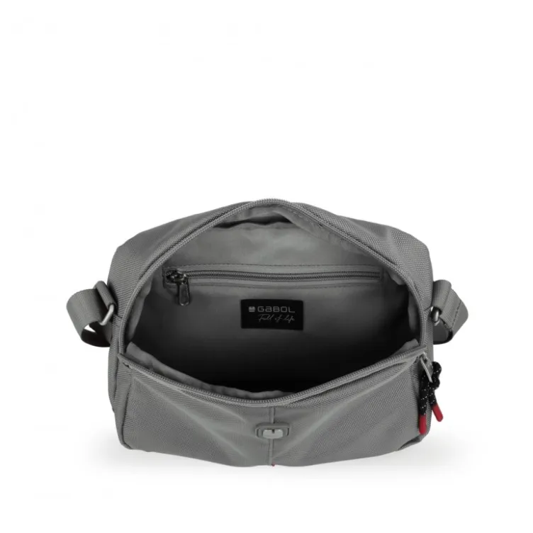 Torba na rame ženska 30x20x9 cm Central Gabol siva