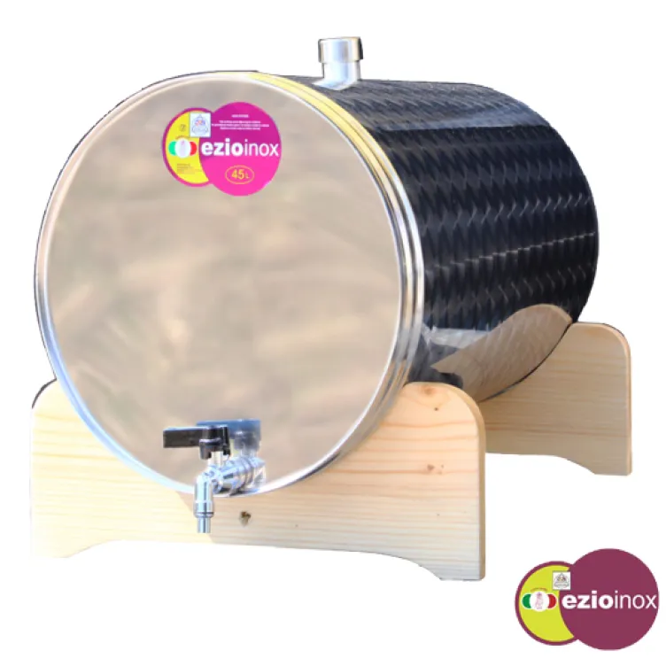 Inox ležeće bure za rakiju 45 lit Inox ležeće bure za rakiju 45 lit