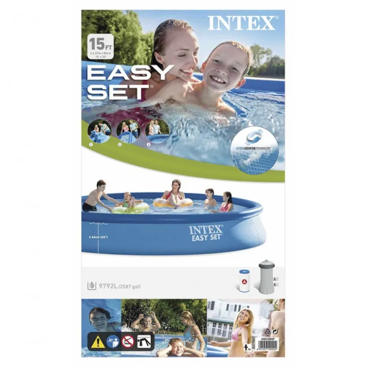 Bazen Intex 457x84cm na naduvavanje sa filter pumpom
