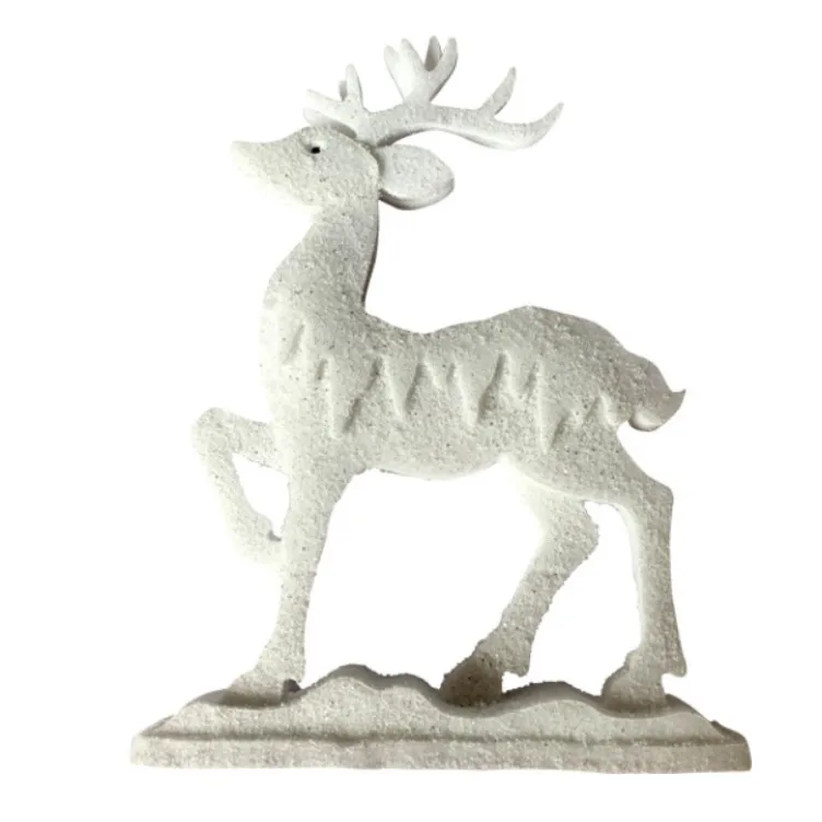Jelen na postolju Novogodišnja dekoracija 70cm