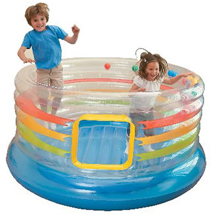 Trambolina na naduvavanje Jump-o-lene providna