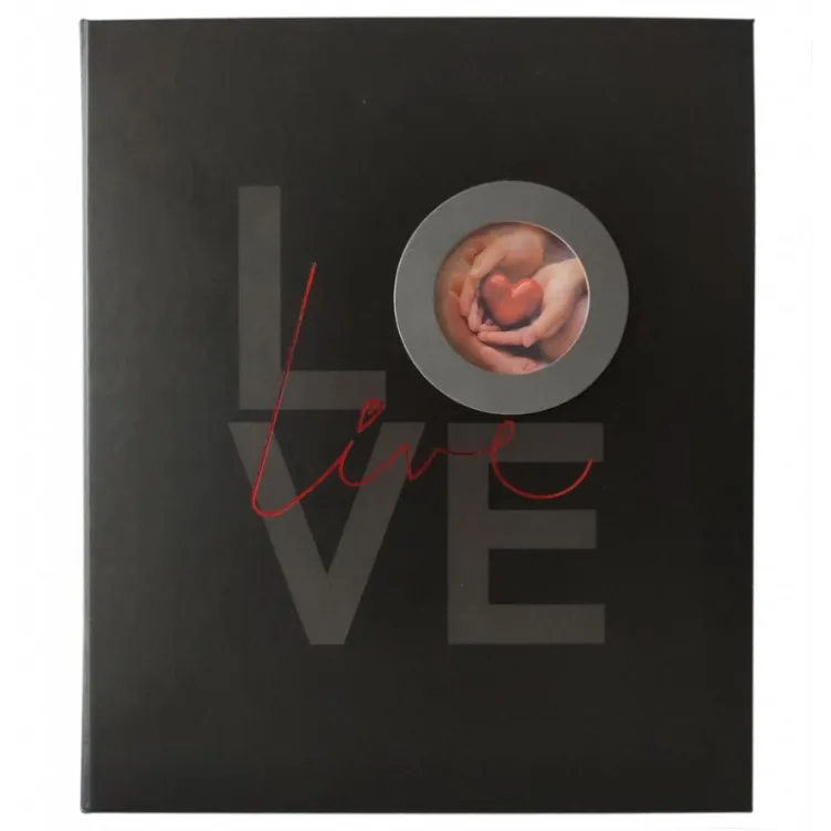 Album 13x18/200 love,live black 