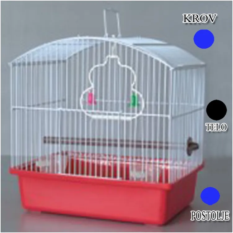 Kavez za ptice W044 plava i crna