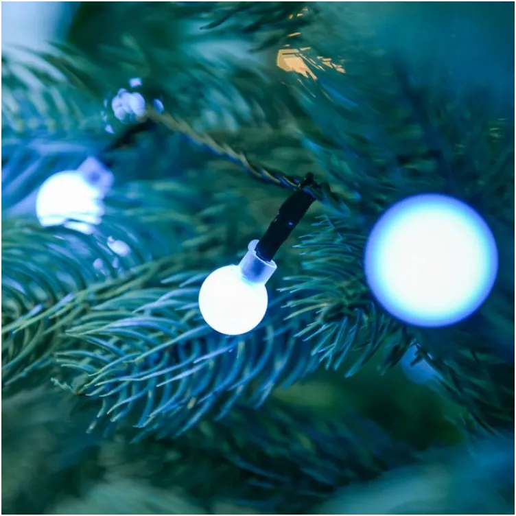 Novogodišnje lampice LED biserni niz 240 sijalica hladno bela