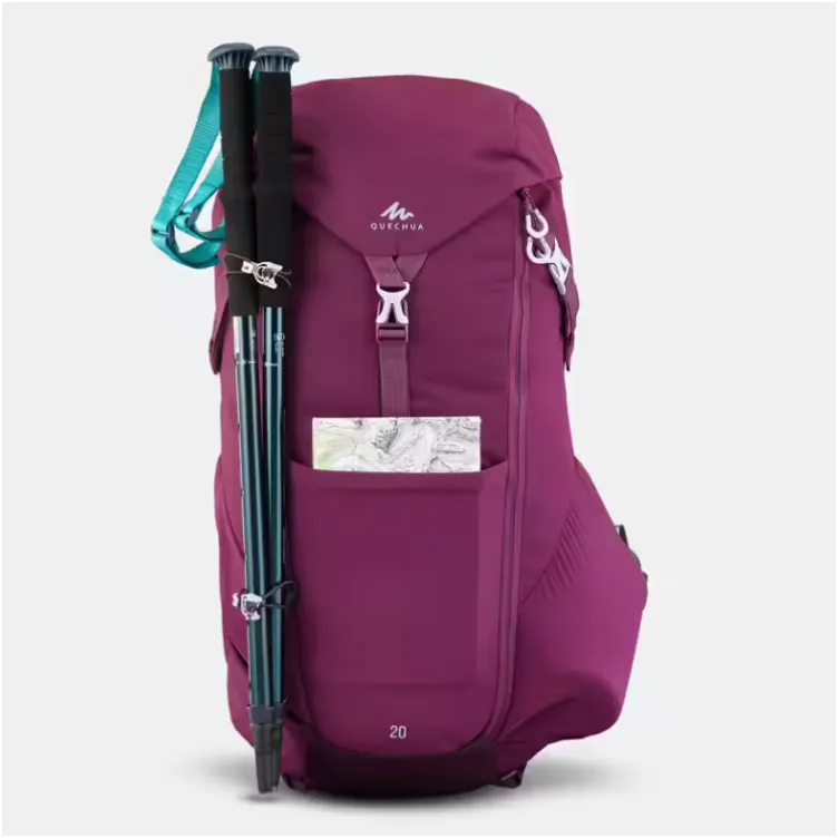 Quechua ranac za planinarenje 20L bordo