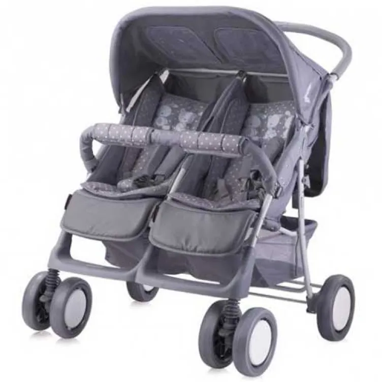 Kolica za blizance Twin Grey Friends