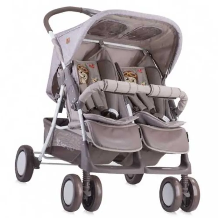 Kolica za Blizance Twin Beige Buho
