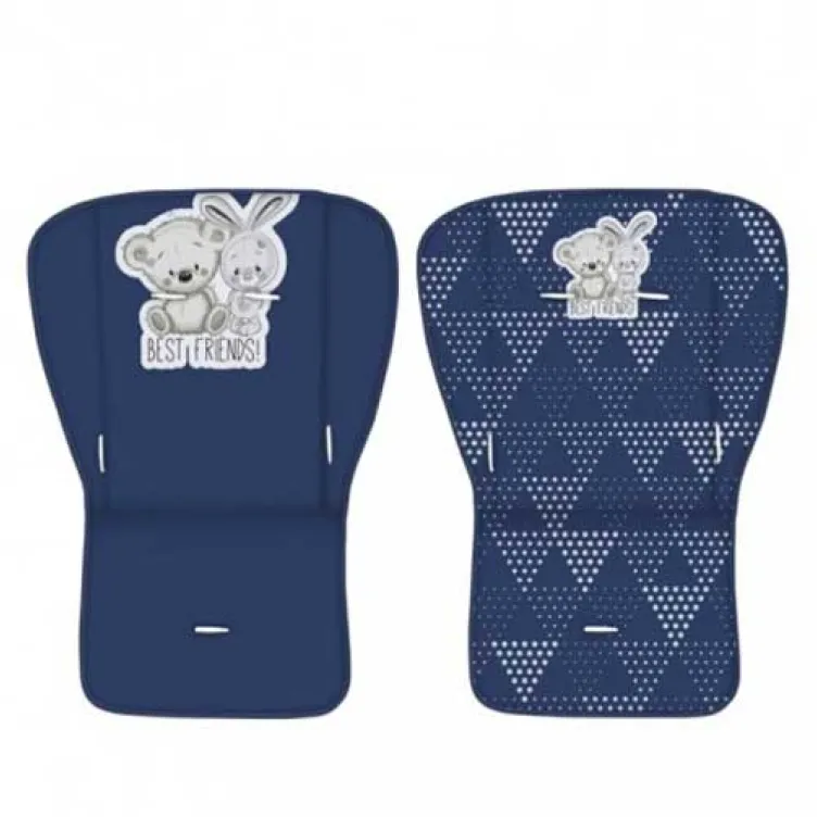 Kolica za Blizance Twin Dark Blue Friends