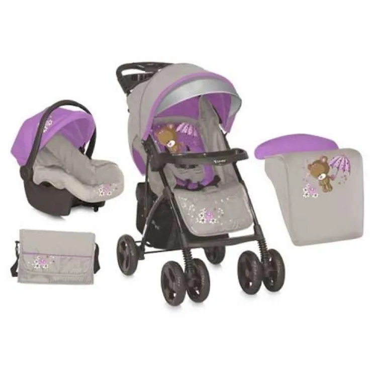  Dečija kolica Bertoni Rio Beige & Rose 2u1 set