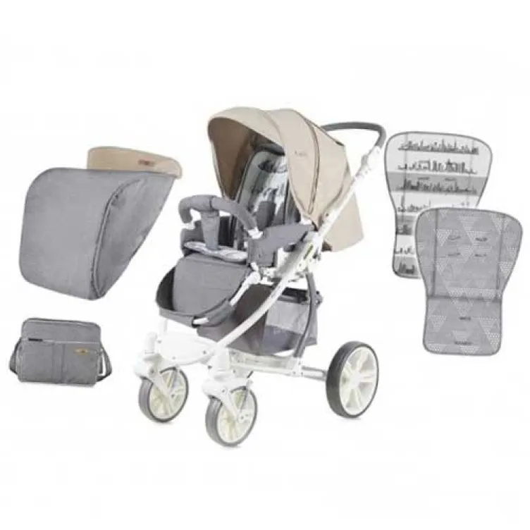 Kolica za bebe S-700 Grey & Beige Cities