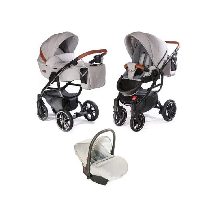 Dečija kolica Tutek 3u1 Grander Play - Grey