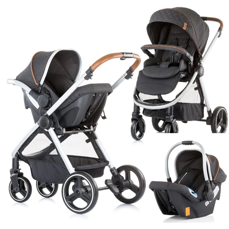 Kolica za bebe Baby stroller Prema 3 u 1 Chipolino granite grey