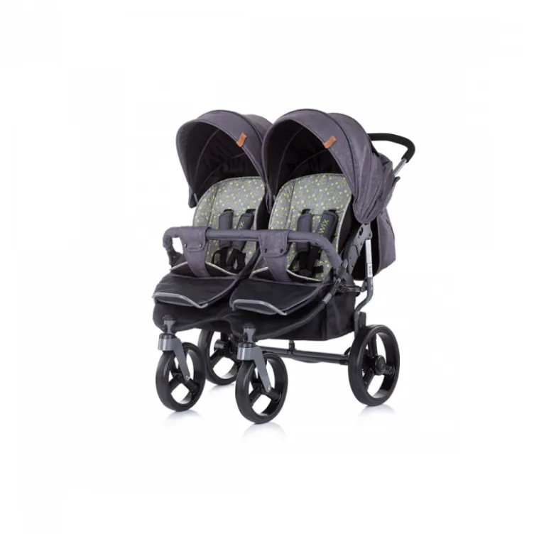 Kolica za blizance Chipolino Twix Graphite