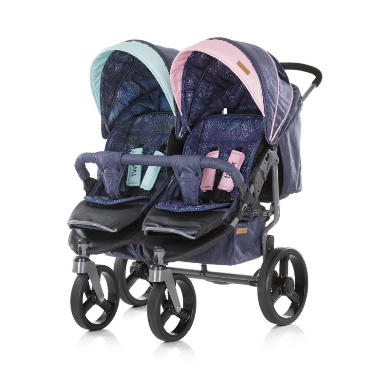Kolica za blizance Twix 0+ Chipolino Boy&Girl