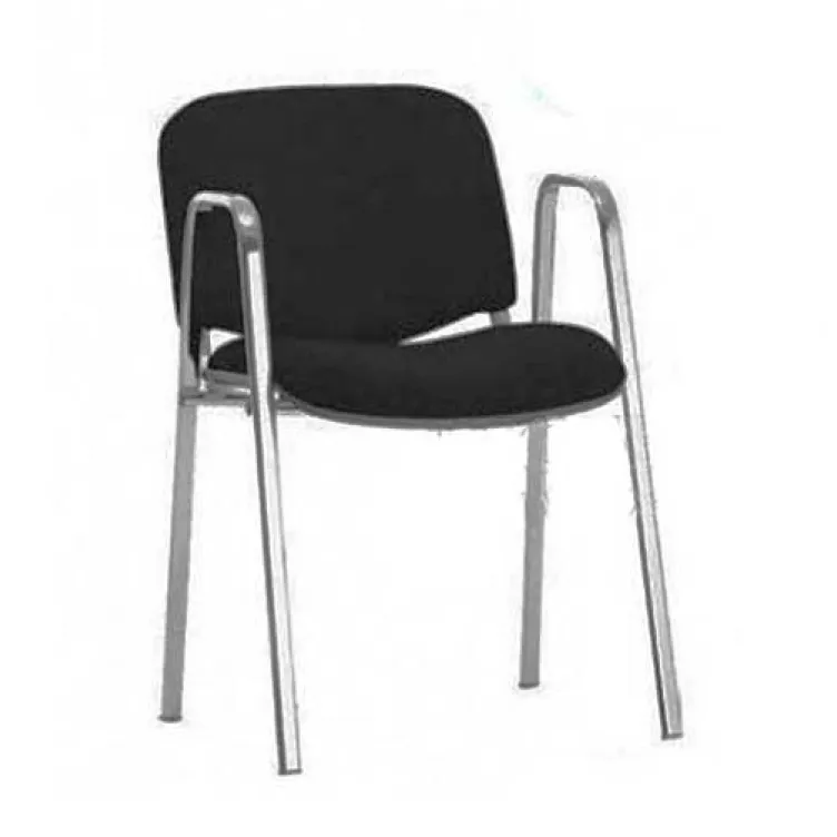 Konferencijska stolica sa rukonaslonom crna