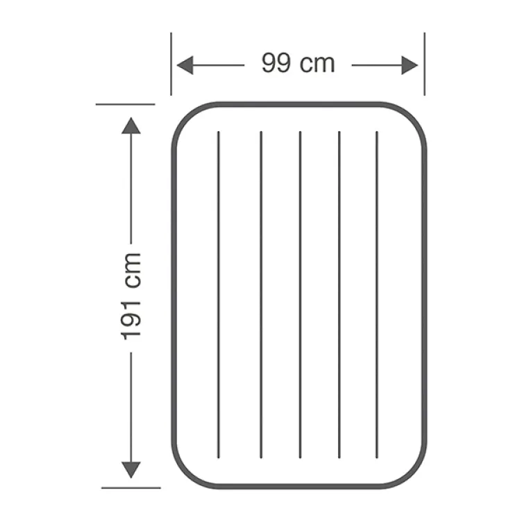 Krevet na naduvavanje Dura-Beam Standard 99x191x25cm Intex 64101